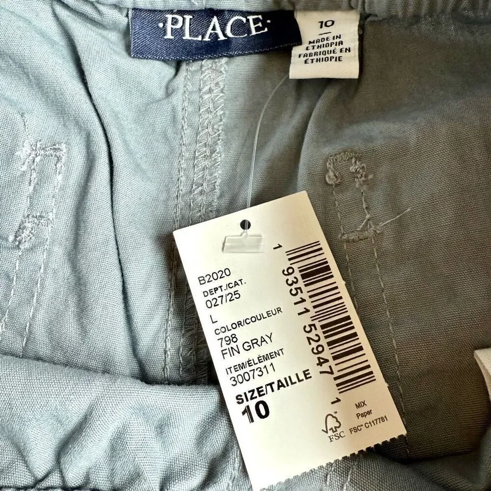 The Children’s Place Grey Pull On Boys Bermuda Shorts
